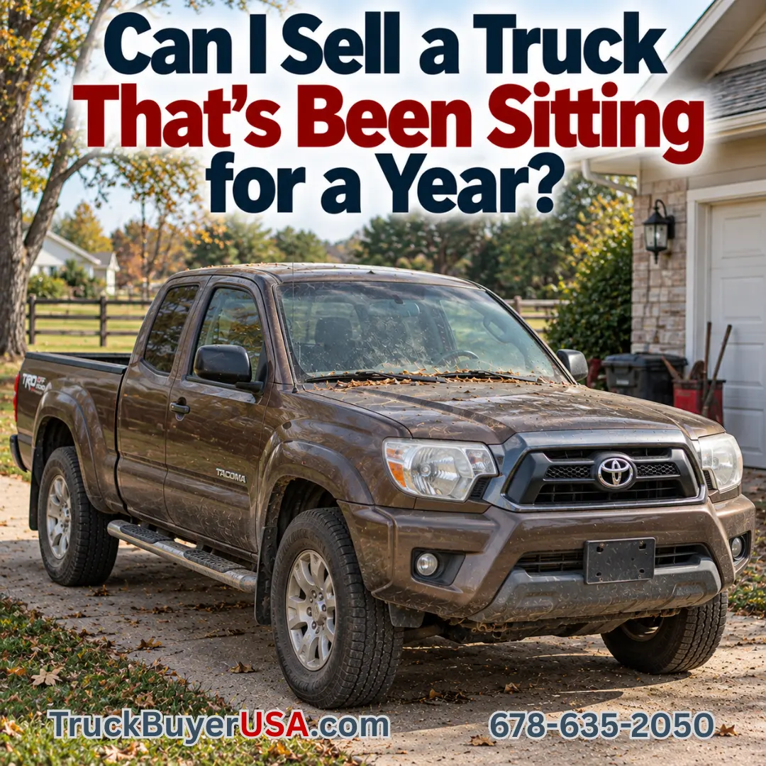 TruckBuyerUSA - Can I Sell a Truck That’s Been Sitting for a Year?