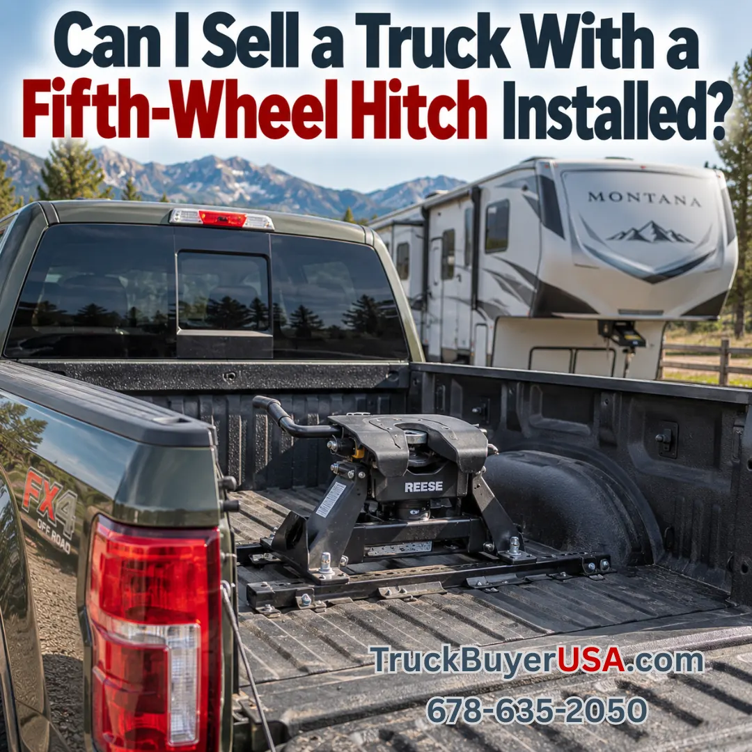 TruckBuyerUSA - Can I Sell a Truck With a Fifth-Wheel Hitch Installed? TruckBuyerUSA - Can I Sell a Truck With a Fifth-Wheel Hitch Installed?