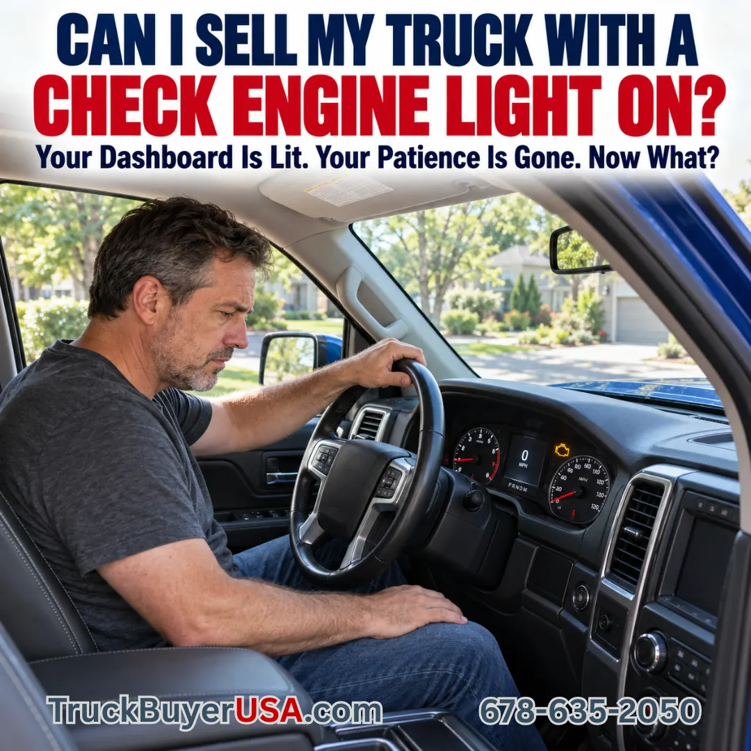 TruckBuyerUSA - Can I Sell My Truck With a Check Engine Light On?