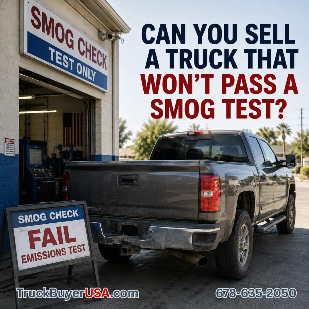 TruckBuyerUSA - Can You Sell a Truck That Won’t Pass a Smog Test?