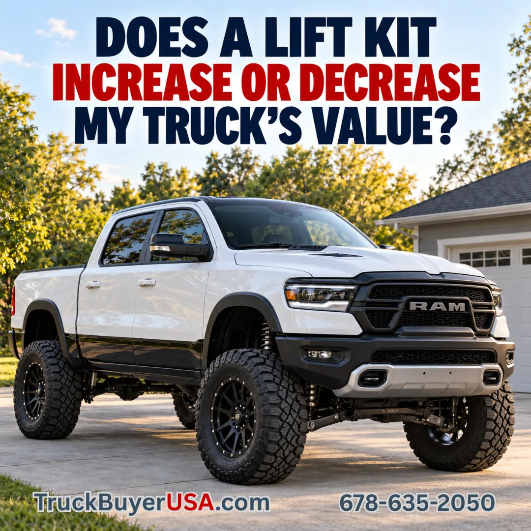 TruckBuyerUSA - Does a Lift Kit Increase or Decrease My Truck’s Value? TruckBuyerUSA - Does a Lift Kit Increase or Decrease My Truck’s Value?