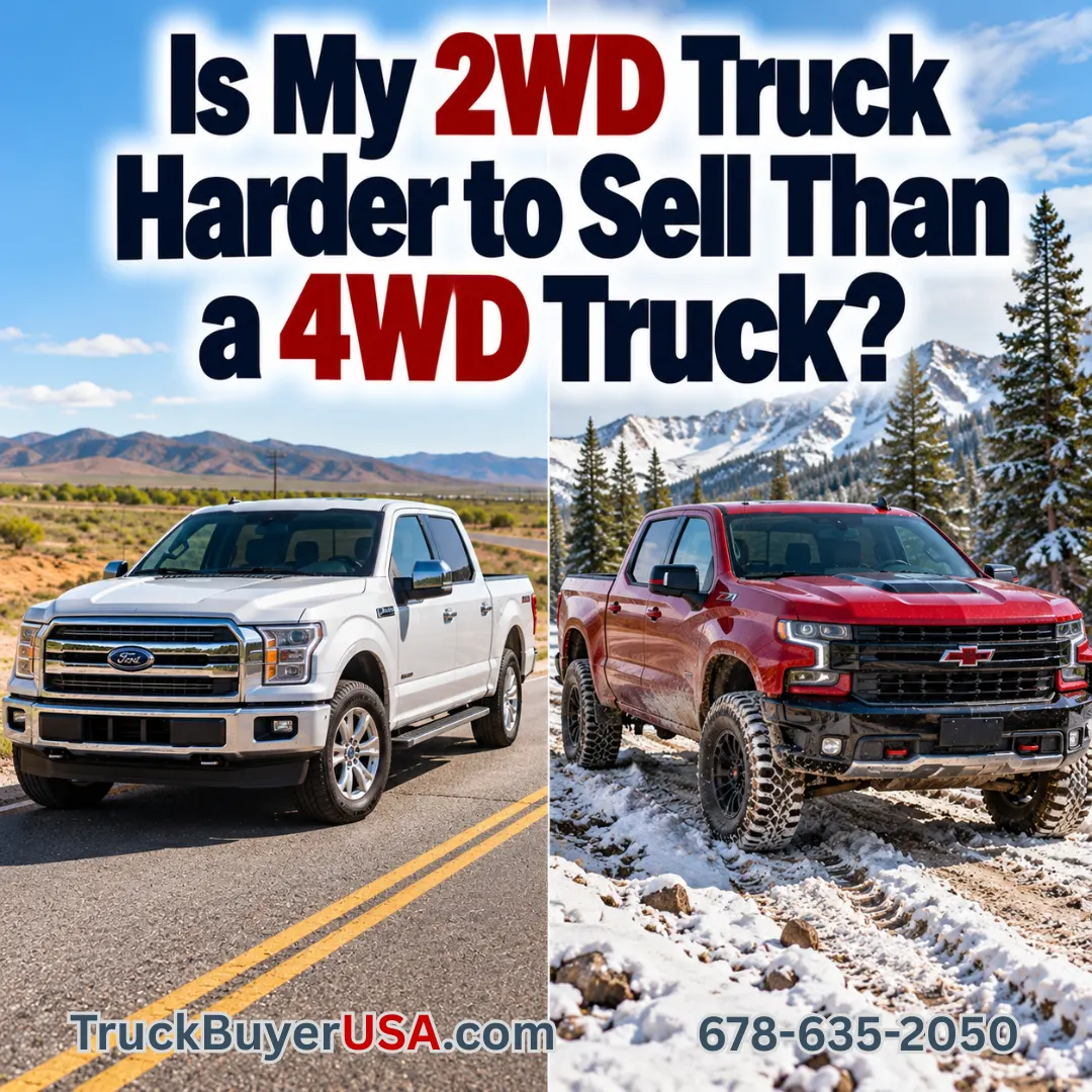 TruckBuyerUSA - Is My 2WD Truck Harder to Sell Than a 4WD Truck?