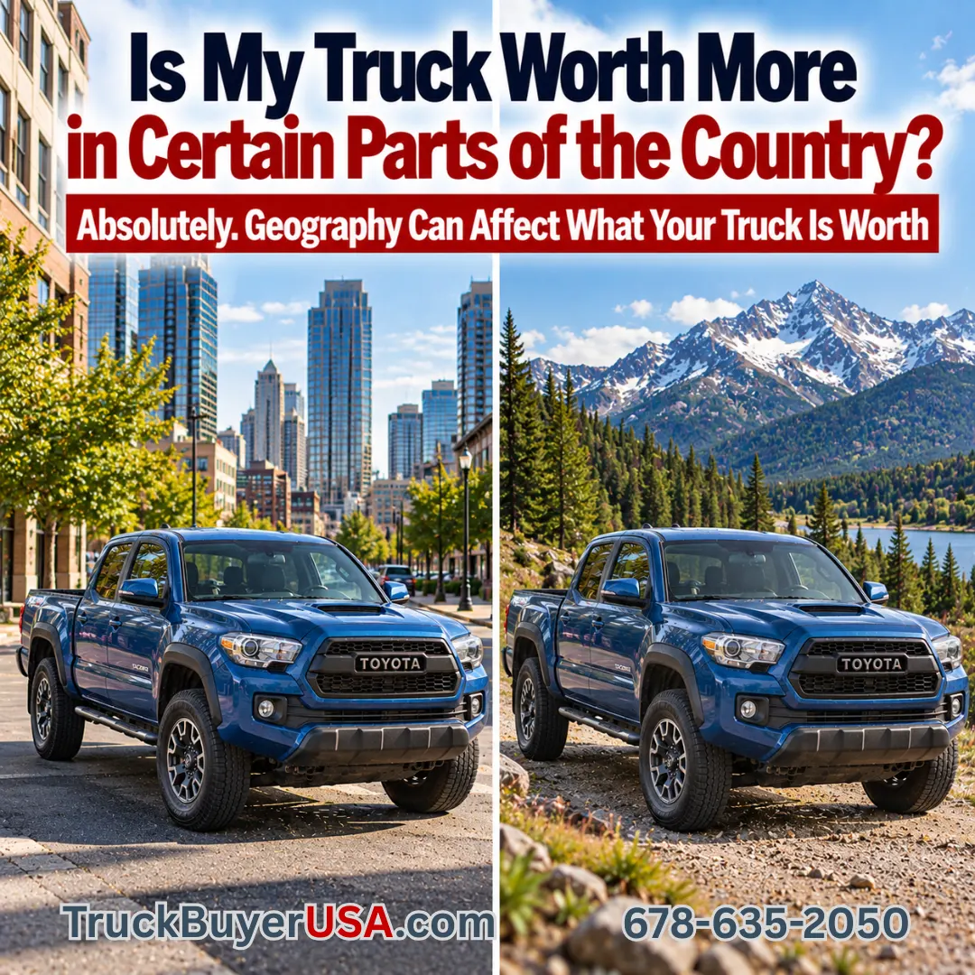 TruckBuyerUSA - Is My Truck Worth More in Certain Parts of the Country?