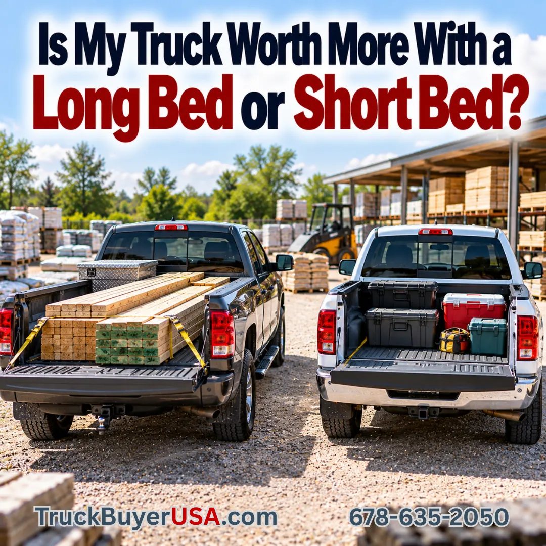 TruckBuyerUSA - Is My Truck Worth More With a Long Bed or Short Bed? TruckBuyerUSA - Is My Truck Worth More With a Long Bed or Short Bed?