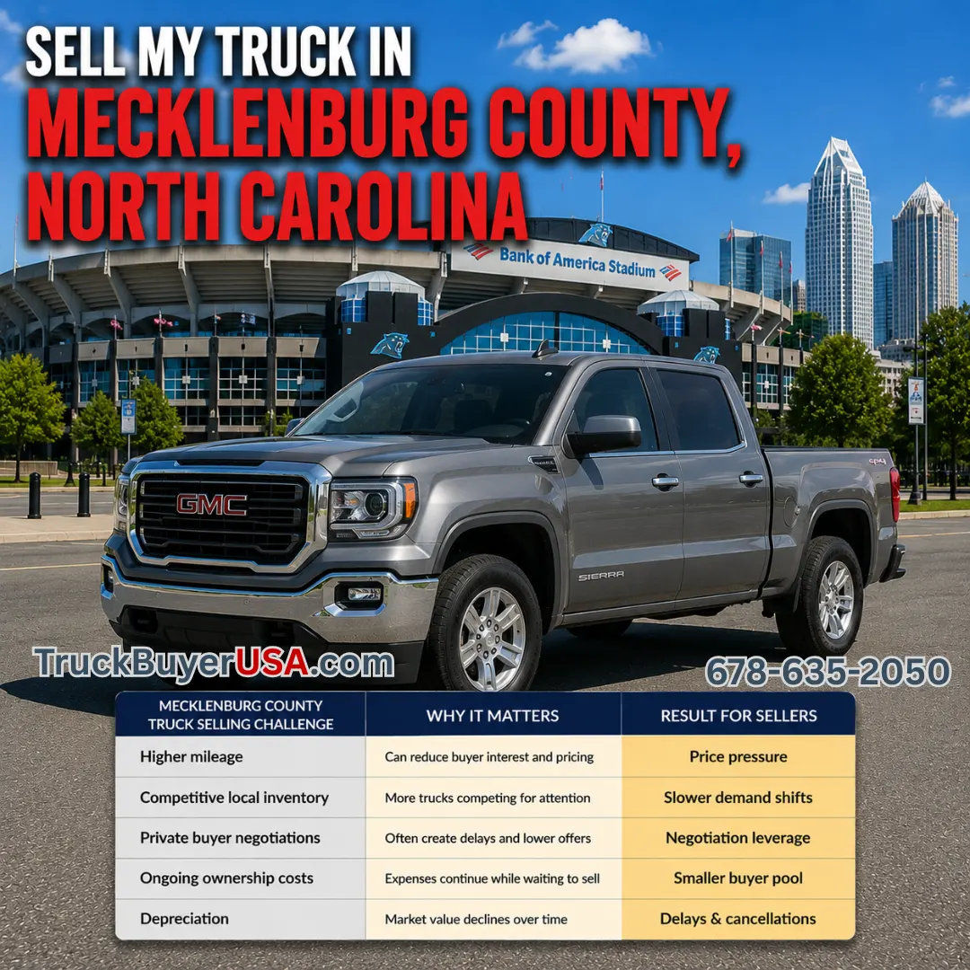 TruckBuyerUSA - Sell My Truck In Mecklenburg County, North Carolina TruckBuyerUSA - Sell My Truck In Mecklenburg County, North Carolina