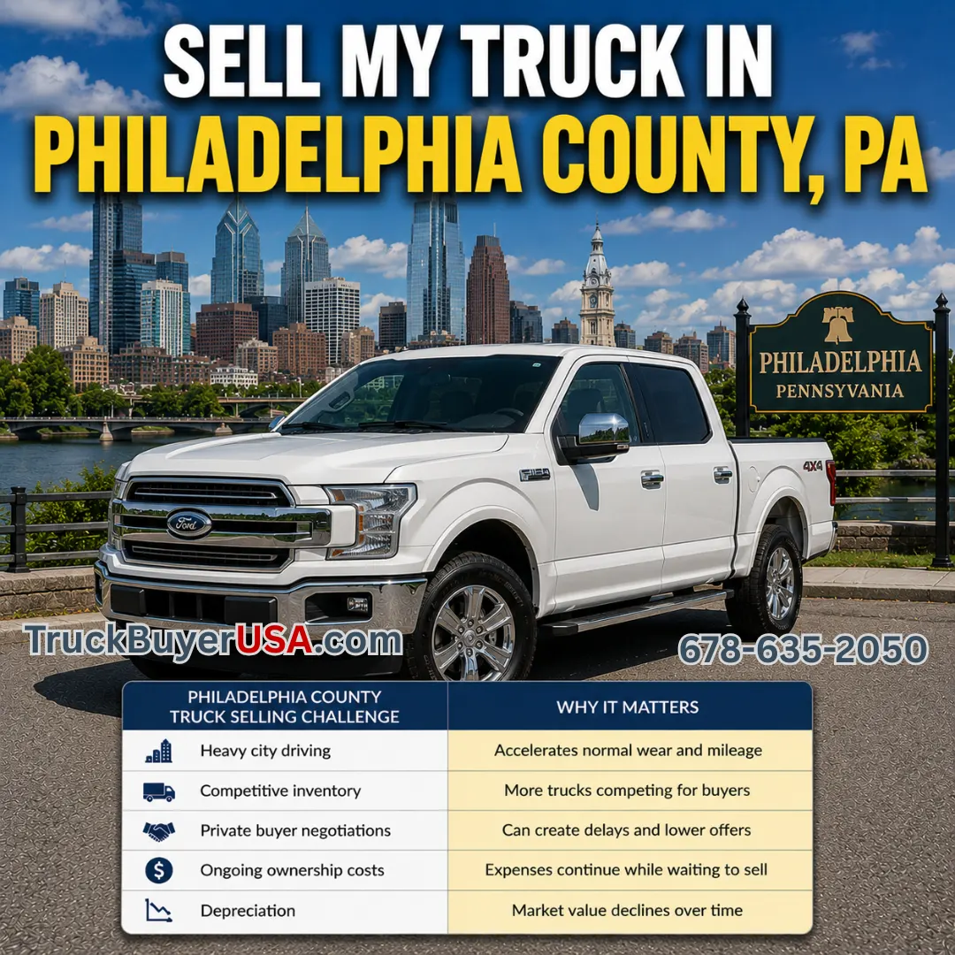 TruckBuyerUSA - Sell My Truck In Philadelphia County, Pennsylvania TruckBuyerUSA - Sell My Truck In Philadelphia County, Pennsylvania