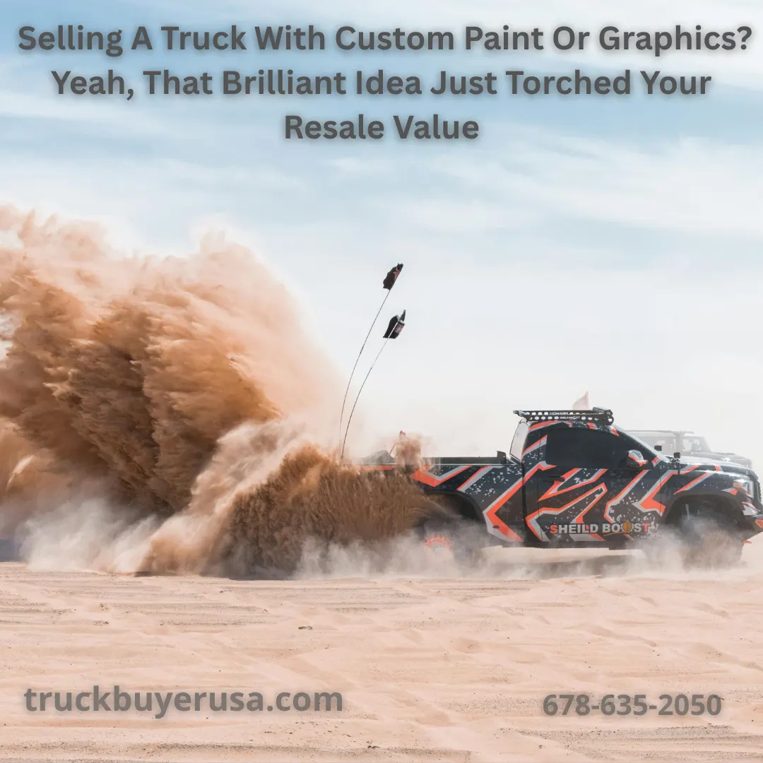 Truck Buyer USA - Selling A Truck with Custom Paint or Graphics