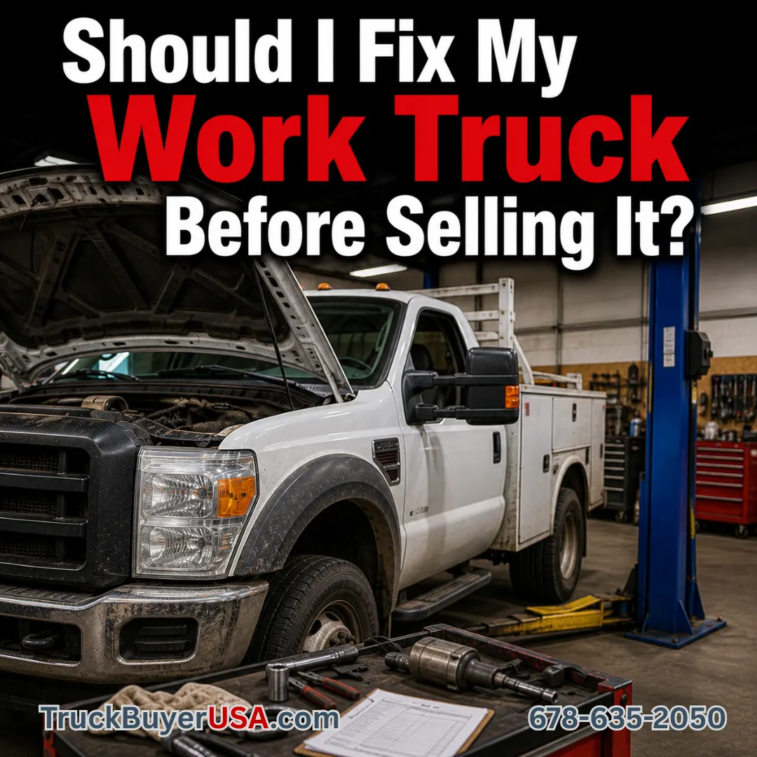 TruckBuyerUSA - Should I Fix My Work Truck Before Selling It? TruckBuyerUSA - Should I Fix My Work Truck Before Selling It?